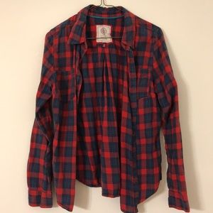 Red and blue flannel